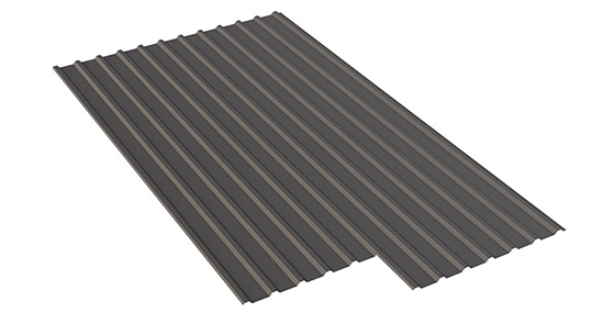 double product slider metal roof trim