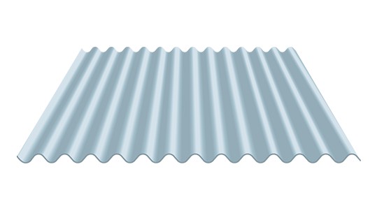 1 ¼ corrugated steel panel