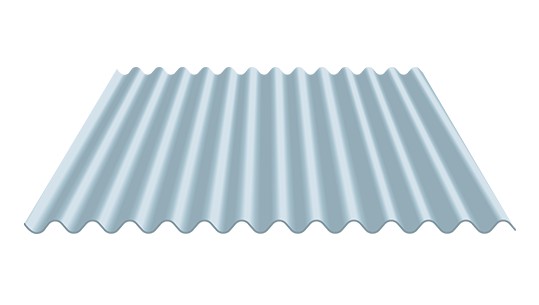1 ¼ corrugated steel panel