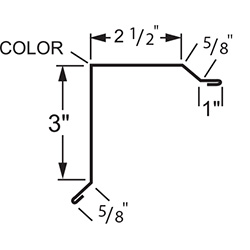 Rake and Corner Trim - Wagler Steel